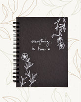 Everything in time - Black Mini Notebook